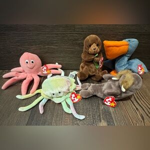 TY Beanie Babies - set of 5